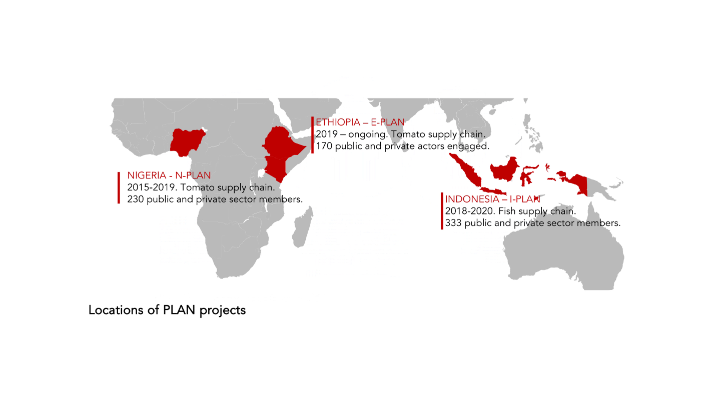 A map of the world with red and black text
Description automatically generated