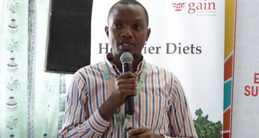 Aime Kwizera- GAIN- Speaking at Sankalp Africa 2023