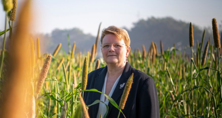 Director General of ICRISAT Dr Jacqueline Hughes.