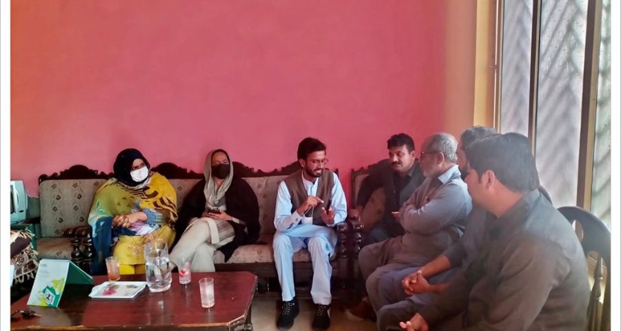 Naheed during home visit